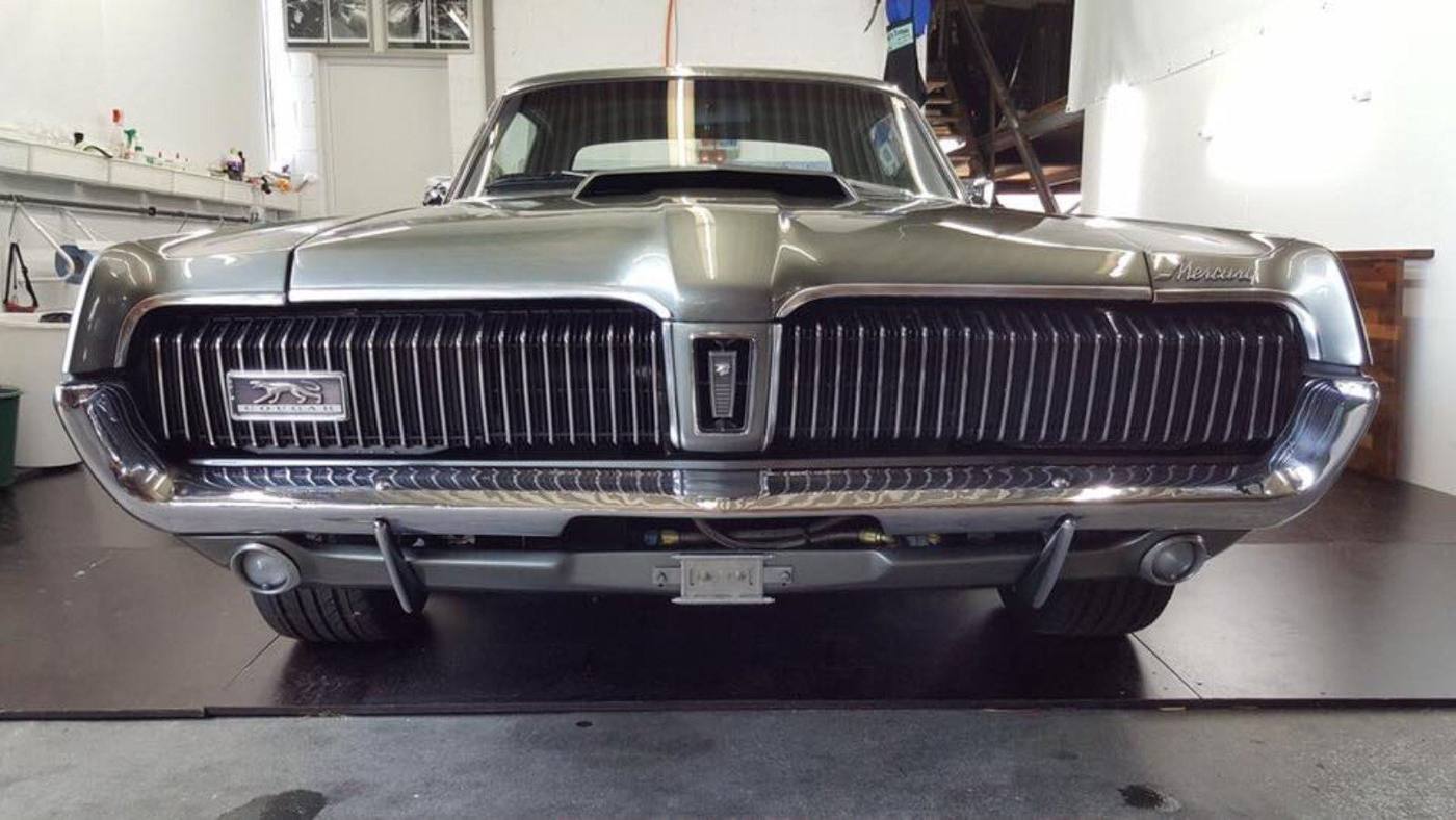 Klassischer Ford Mustang, Frontansicht